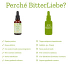 BitterLiebe Gocce di sostanze amare 50ml - versione delicata (confezione da 3 flaconcini)
